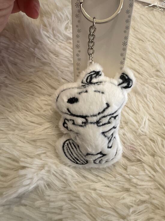Unbranded Accessories - Snoopy Peanuts  plush keychain bag charm dancing Snoopy with black lines